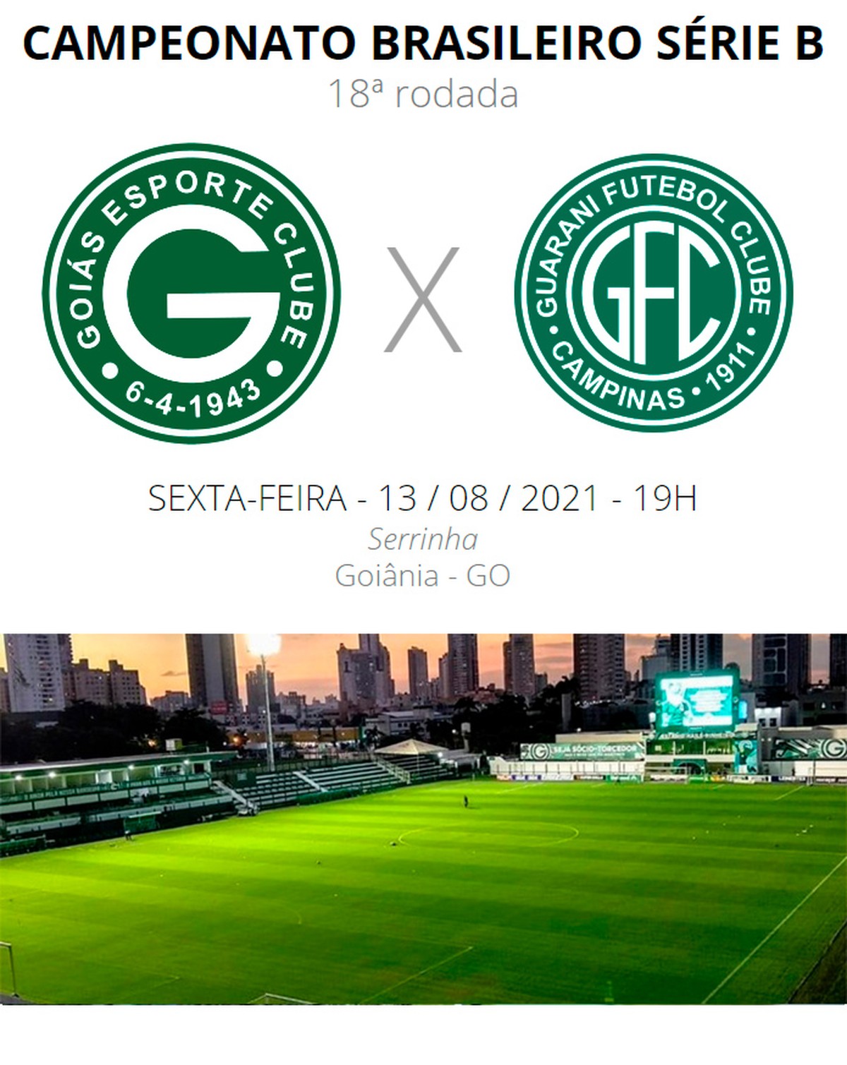 Goiás x Guarani: veja onde assistir, escalações ...