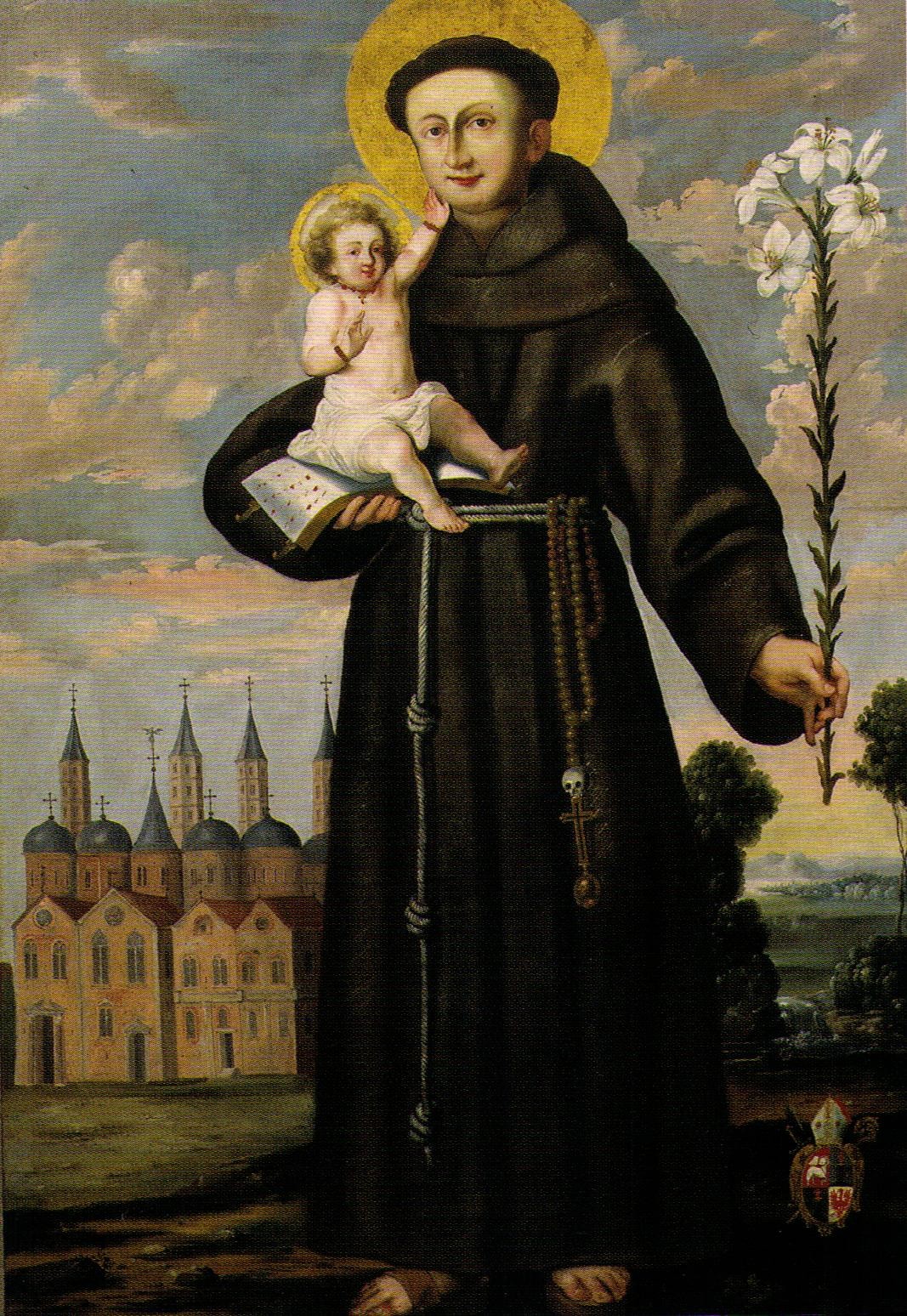 Santo Antônio de Pádua, do pintor austríaco Stephan, I Kessler (Foto: Wikimedia Commons)