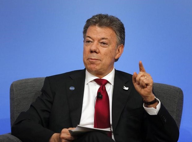 Presidente colombiano, Juan Manuel Santos, estará presente na assinatura do acordo de paz (Foto: Frank Augstein/Divulgação/Reuters)