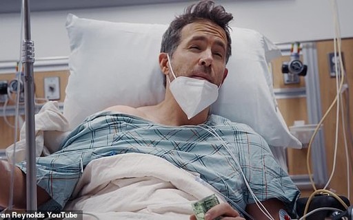 Ryan Reynolds descobre pólipo ao fazer colonoscopia em vídeo de campanha