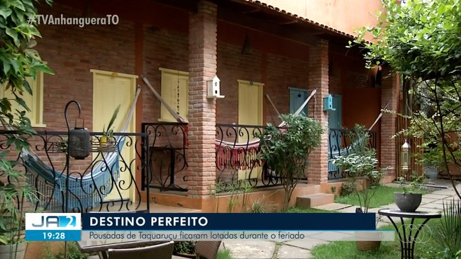 Pousadas de Taquaruu ficam lotadas no feriado