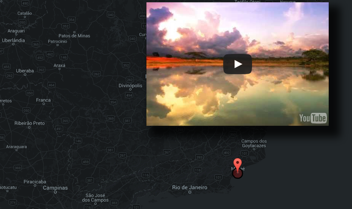 YouTube Map Explorer: mapa ajuda a encontrar v?deos espalhados pelo mundo (Foto: Reprodu??o/YouTube Map Explorer)