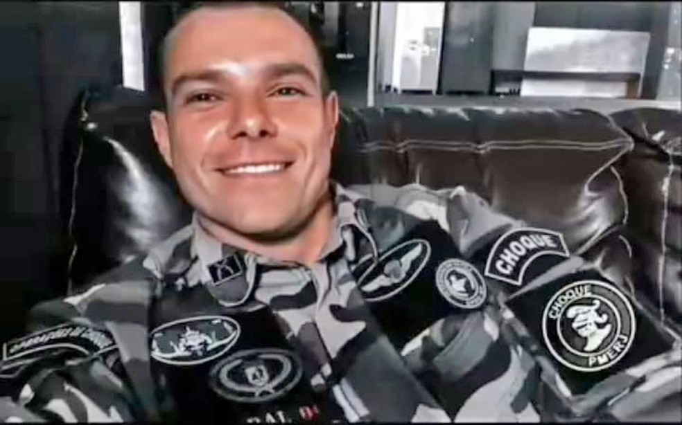 Cabo Amaral, morto por suspeita de febre maculosa — Foto: Reprodução