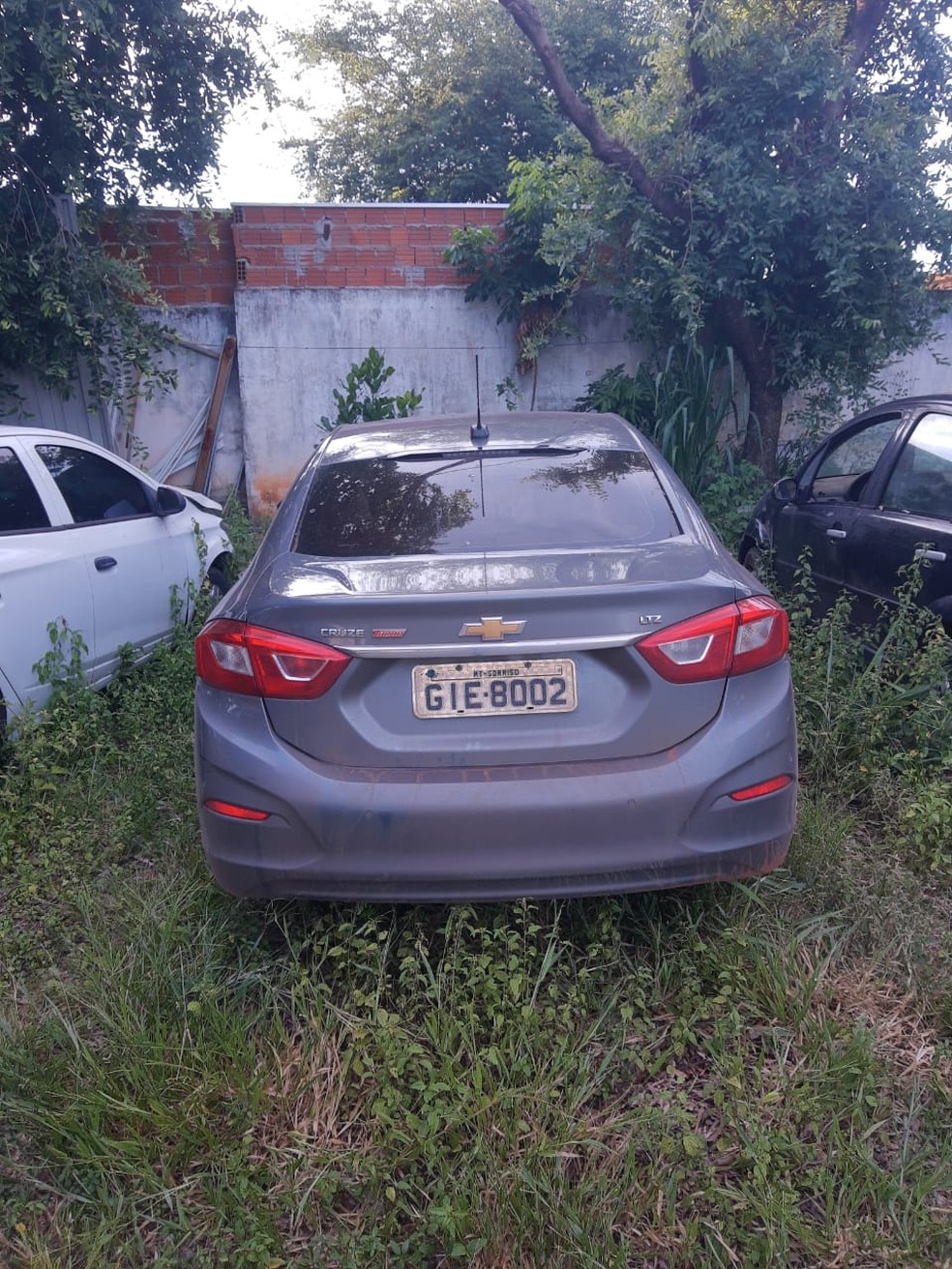 Veículo furtado de lava jato foi recuperado — Foto: Polícia Militar/Divulgação
