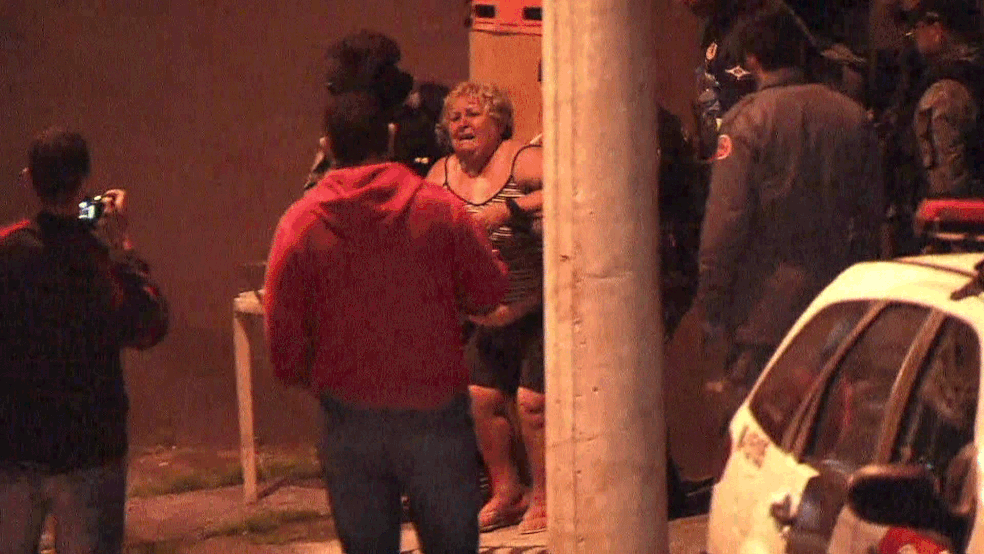 Idosa é libertada após sequestro (Foto: Reprodução/TV Globo)