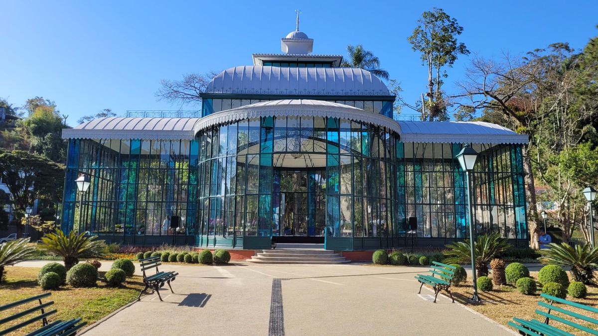 Palácio de Cristal, em Petrópolis, é reaberto para visitação após dois anos  de obras | Região Serrana | G1