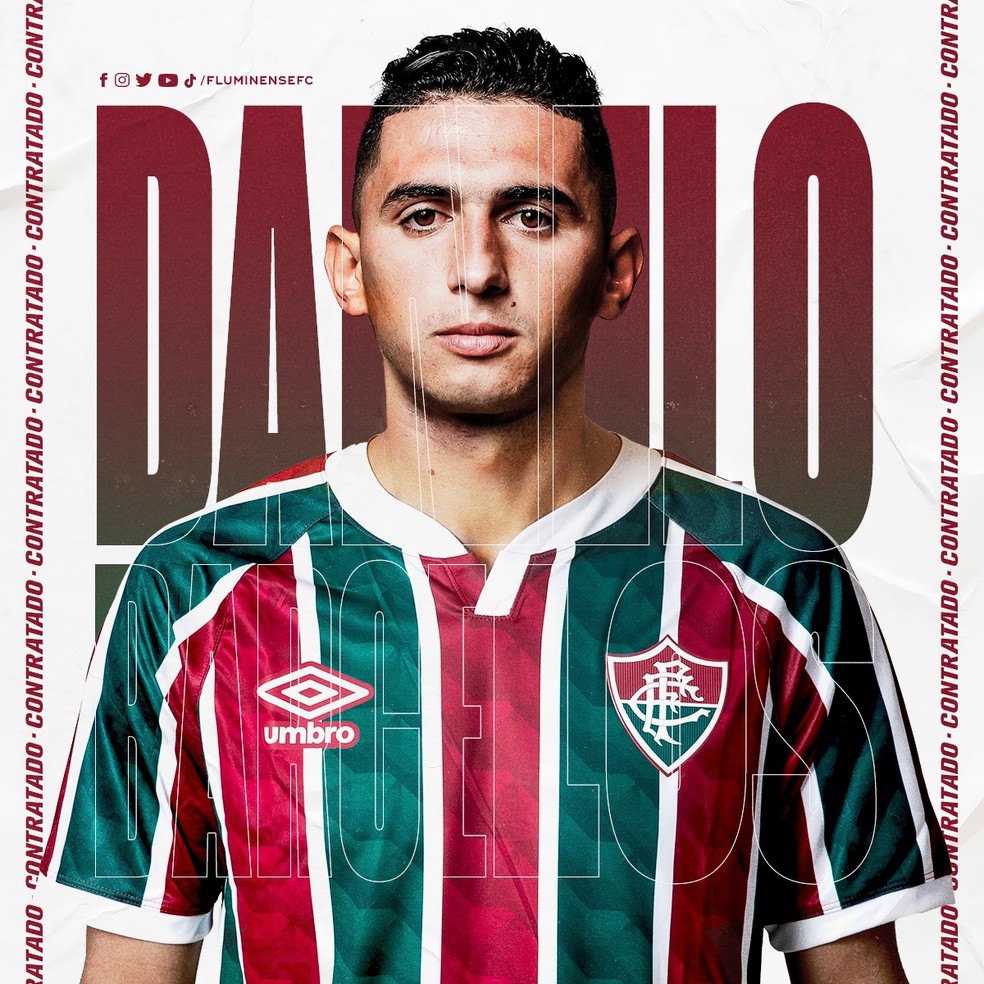 Anúncio Fluminense Danilo Barcelos — Foto: Divulgação