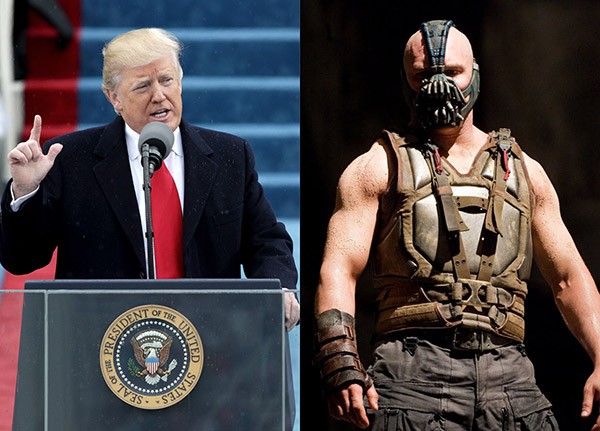 Donald Trump e Bane (Foto: Getty Images / Divulgação)