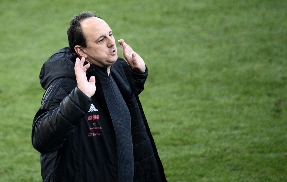 Rogério Ceni é o para-raios de um Flamengo abaixo do ideal — Foto: Marcos Ribolli / ge