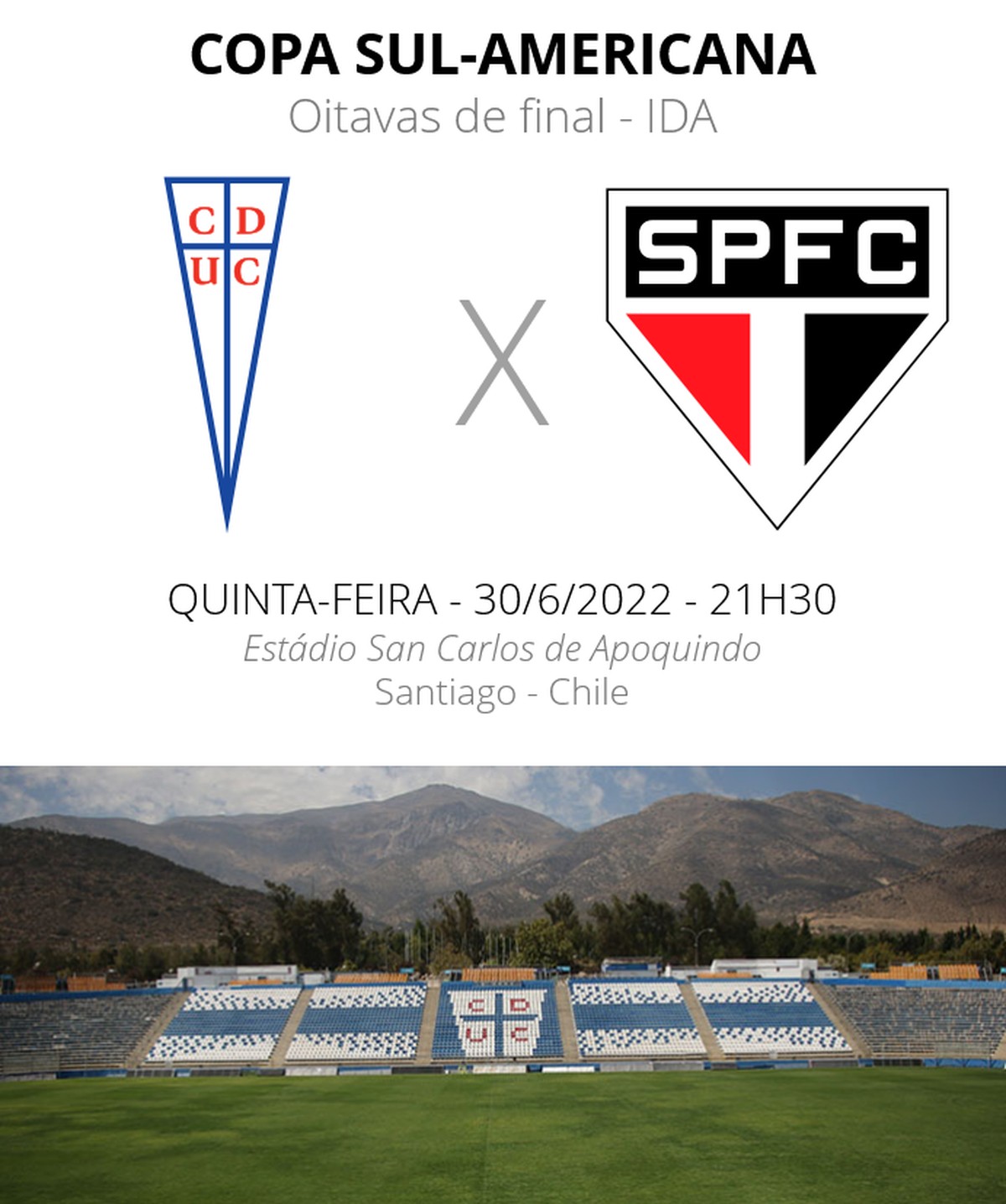 Universidad Católica x São Paulo: veja onde assistir, escalações ...