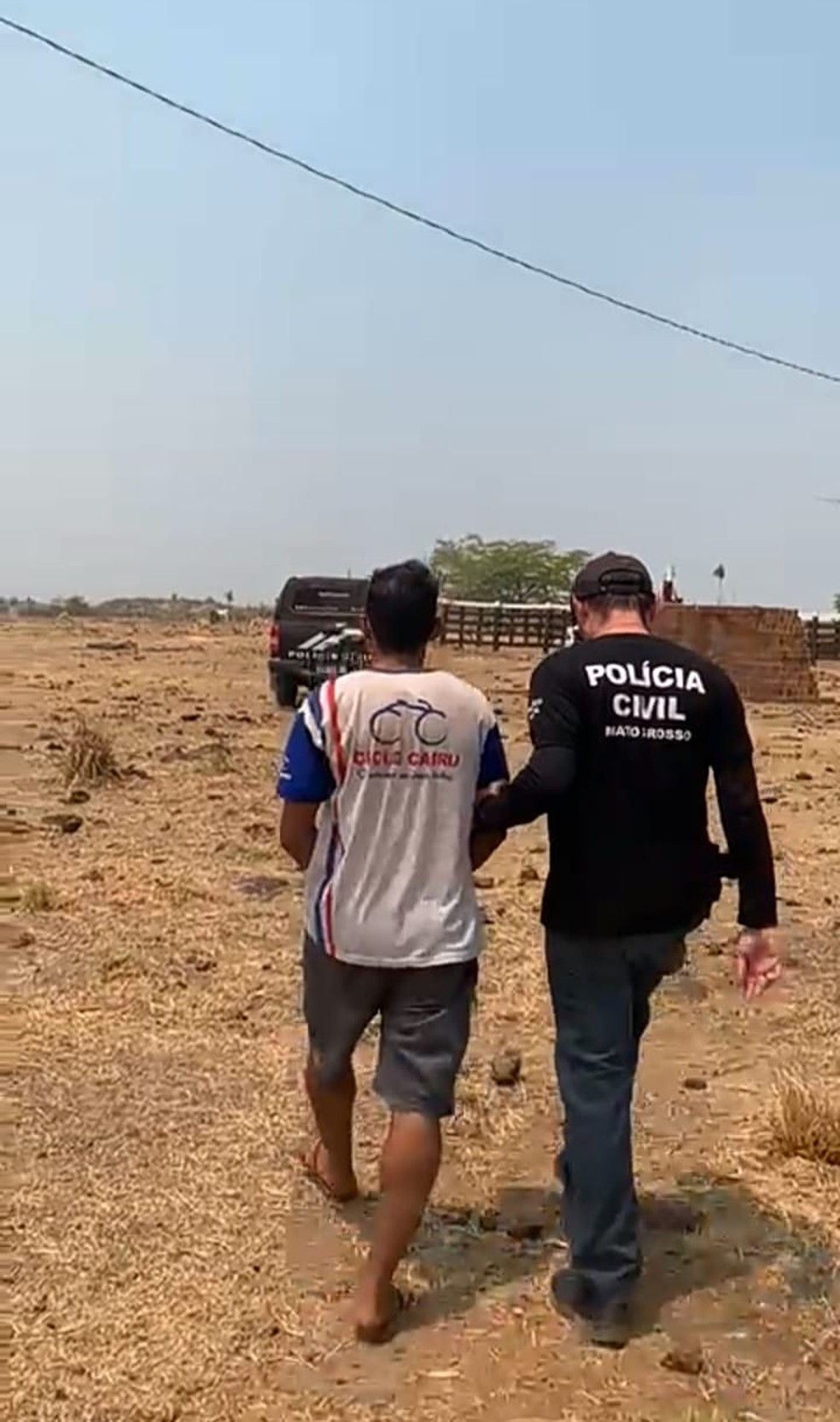 O crime aconteceu em uma chácara em Agrovila, zona rural de Confresa, cidade a 1.160 km da capital Cuiabá.  — Foto: Policia Civil 