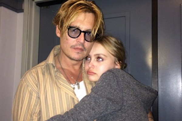 Lily-Rose Depp e Johnny Depp (Foto: Instagram)