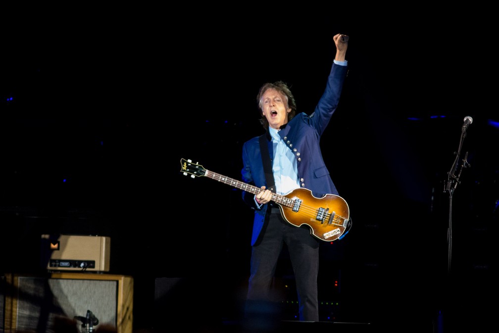 Paul McCartney em São Paulo (Foto: Marcelo Brandt/G1)