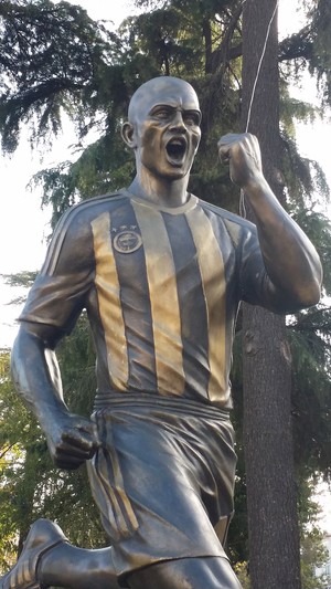 Estátua Alex Fenerbahçe Turquia (Foto: Márcio Iannacca)