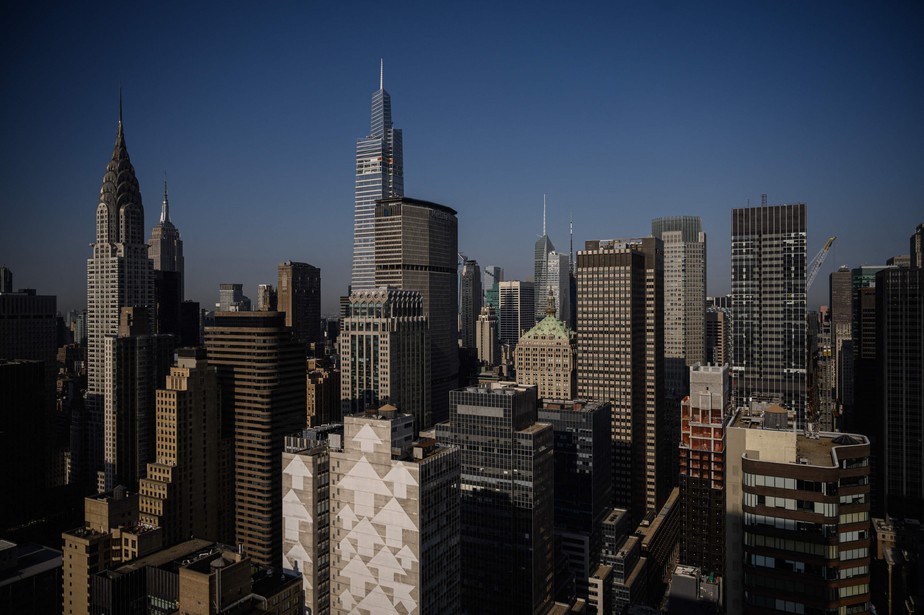 Uma visão geral do horizonte de Manhattan na cidade de Nova York