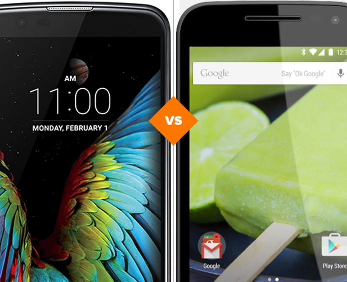 LG K10 ou Moto G Turbo? Descubra qual smartphone tem o melhor custo-benefício? (Foto: Arte/TechTudo)