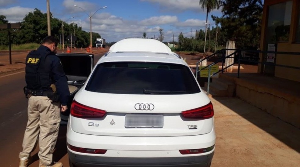 Veículo apreendido pela PRF em MS  — Foto: PRF/Divulgação 