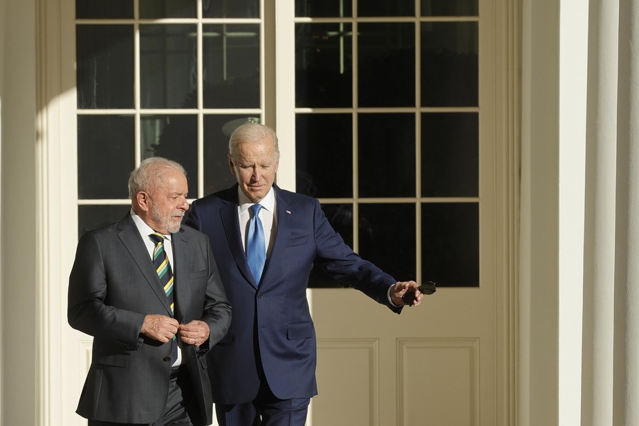 Presidente Joe Biden e Luiz Inácio Lula da Silva