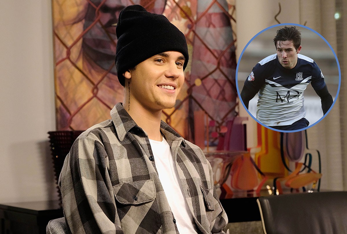 Justin Bieber inpirou jogadores de futebol ingleses como Ryan Leonard (Foto: Getty Images)