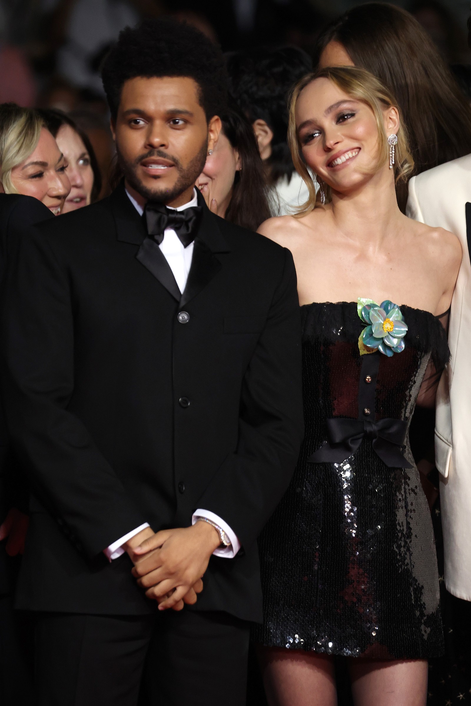 Abel “The Weeknd” Tesfaye e Lily-Rose Depp — Foto: Getty Images