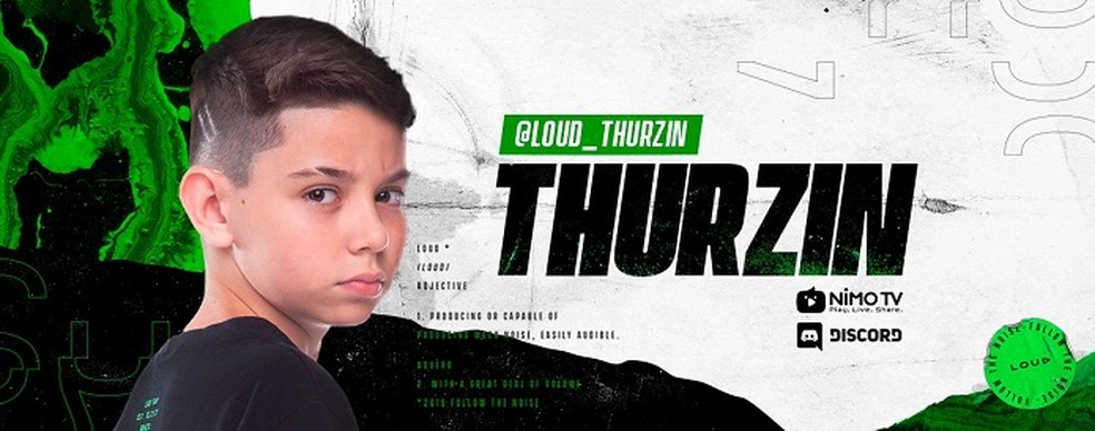 Thurzin é streamer de Free Fire contratado pela LOUD — Foto: Reprodução/Twitter/loud_thurzin