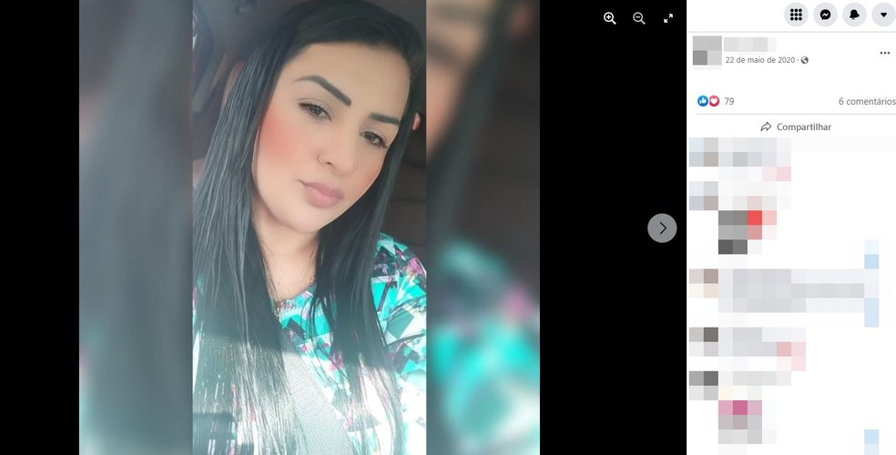 Patrícia Santos Damas Lopes Ribeiro, de 31 anos, morreu após ser enforcada pelo companheiro em penitenciária de Mirandópolis (SP) — Foto: Reprodução/Facebook