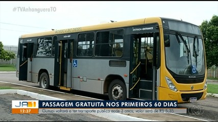 Gurupi voltará a ter transporte público após 3 anos sem o serviço