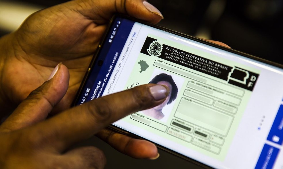 Operação da Delegacia de Investigações Gerais de Santos prendeu um homem suspeito de fraudes no Detran-SP — Foto: Marcello Casal Jr/Agência Brasil 