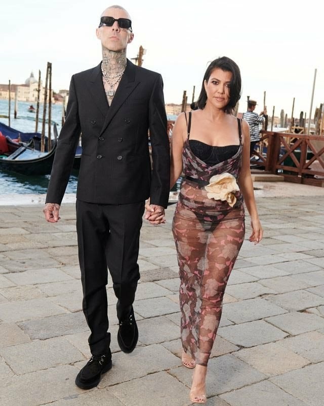 Travis Barker e Kourtney Kardashian (Foto: Reprodução: Instagram)