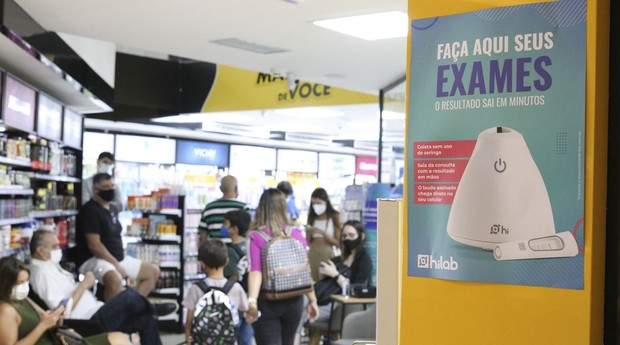 Farmácia, teste covid, teste (Foto: Rovena Rosa/Agência Brasil)