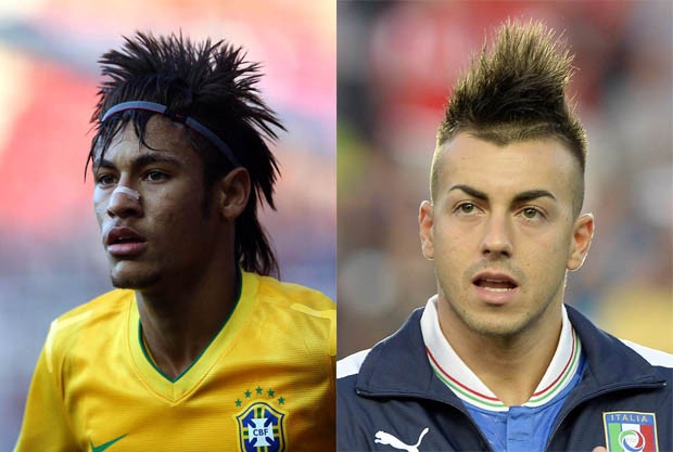 Neymar e El Shaarawy (Foto: Getty Images)