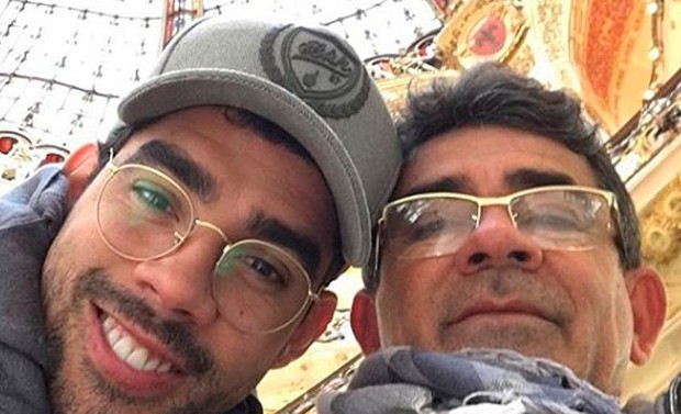 Gabriel Diniz e o pai, Cizinato Diniz (Foto: Reprodução/Instagram)