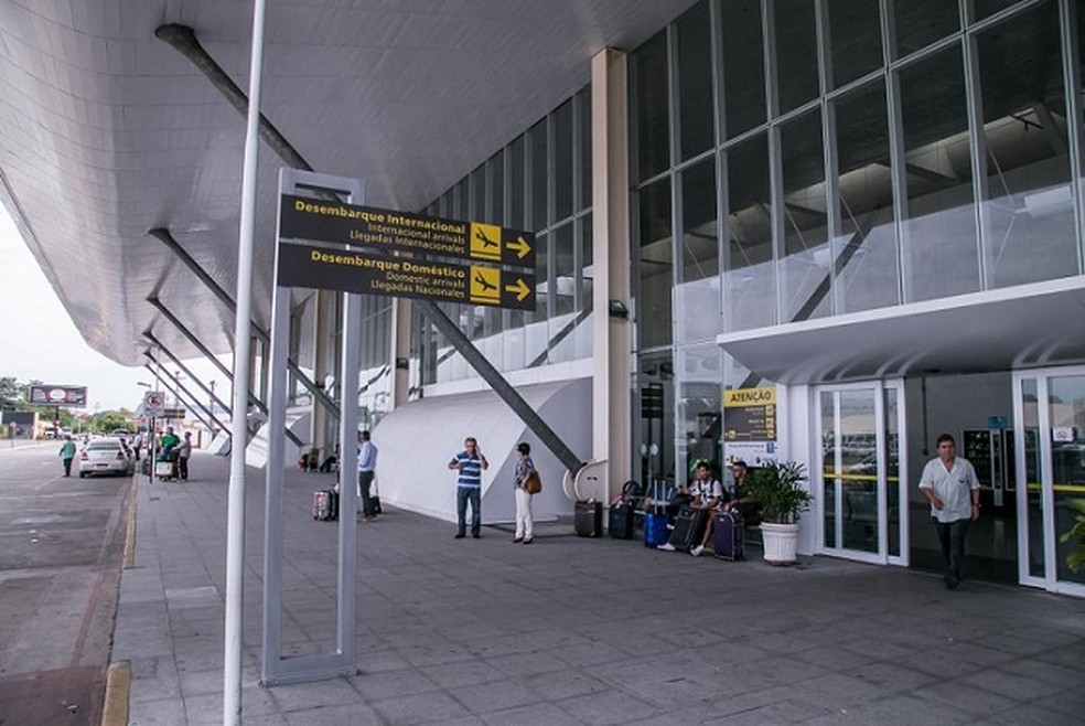 Aeroporto Internacional Marechal Rondon, em VÃ¡rzea Grande (MT) (Foto: Rafaella Zanon/Secid-MT )