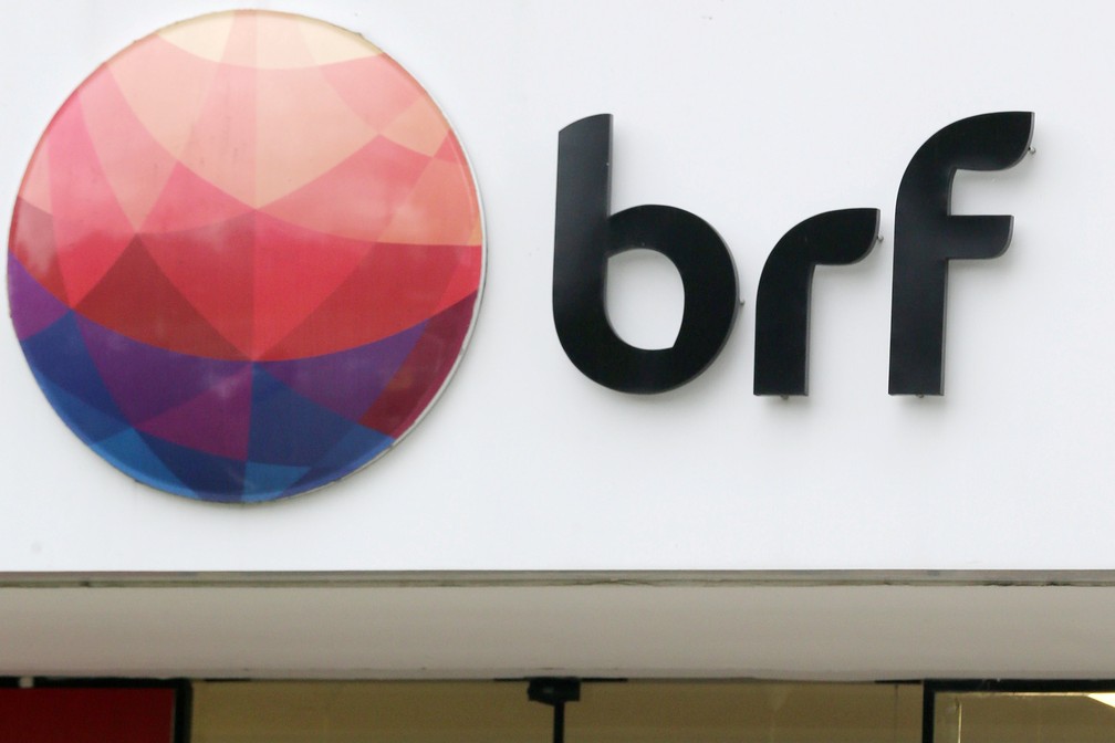 Logo da BRF, em São Paulo (Foto: Reuters/Paulo Whitaker)