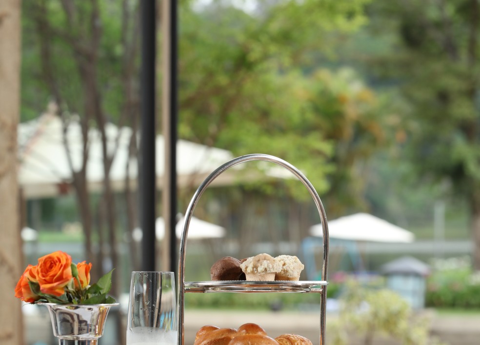 A gastronomia do hotel  rica em produtos regionais, que fazem bem ao corpo e  alma — Foto: Brenno Medeiros / Divulgao