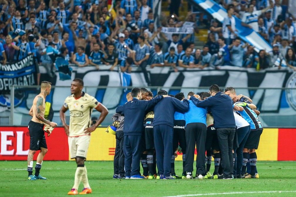 Grupo buscará agora sequência de vitórias no Brasileirão (Foto: Lucas Uebel / Grêmio, DVG)