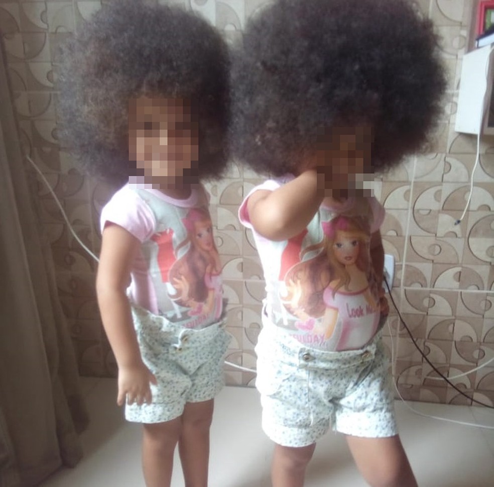 Mãe denuncia racismo contra filhas em Salvador — Foto: Arquivo Pessoal