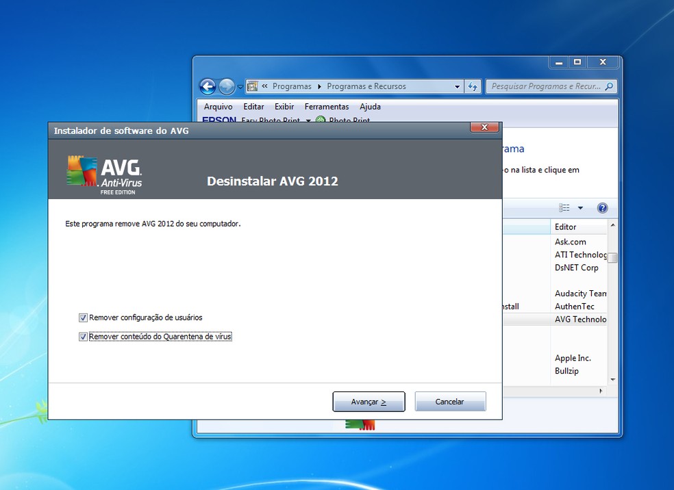Como desinstalar AVG | Dicas e Tutoriais | TechTudo
