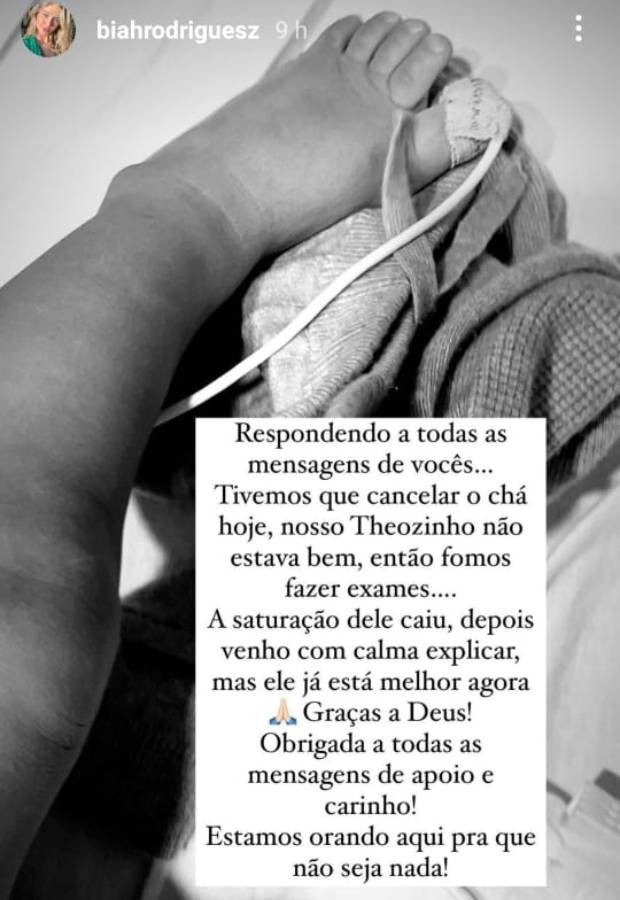 Biah Rodrigues fala de saúde do primogênito (Foto: Reprodução/Instagram)