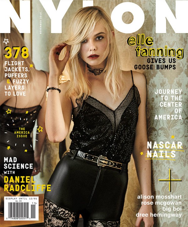 Elle Fanning na capa da próxima edição da Nylon (Foto: Divulgação)