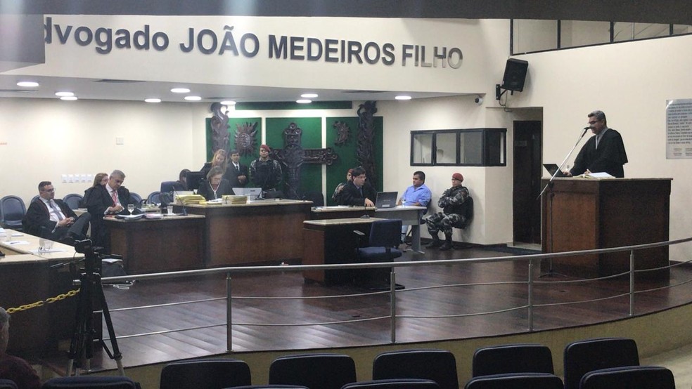 Sargento da PM AntÃ´nio Carlos Ferreira de Lima foi condenado por intermediar morte do advogado AntÃ´nio Carlos de Oliveira â€” Foto: HeloÃ­sa GuimarÃ£es/Inter TV Cabugi