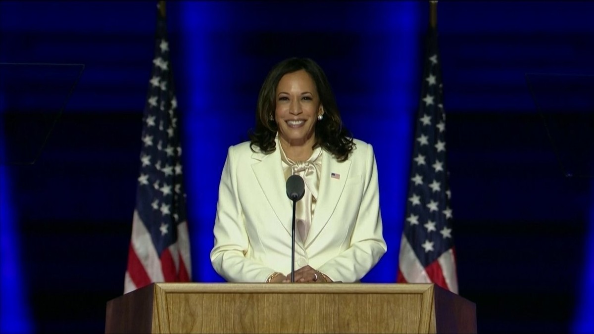 Kamala Harris faz seu primeiro discurso como vice-presidente eleita dos Estados Unidos: ‘Você escolheu esperança, decência, ciência’ |  Eleições de 2020 nos EUA