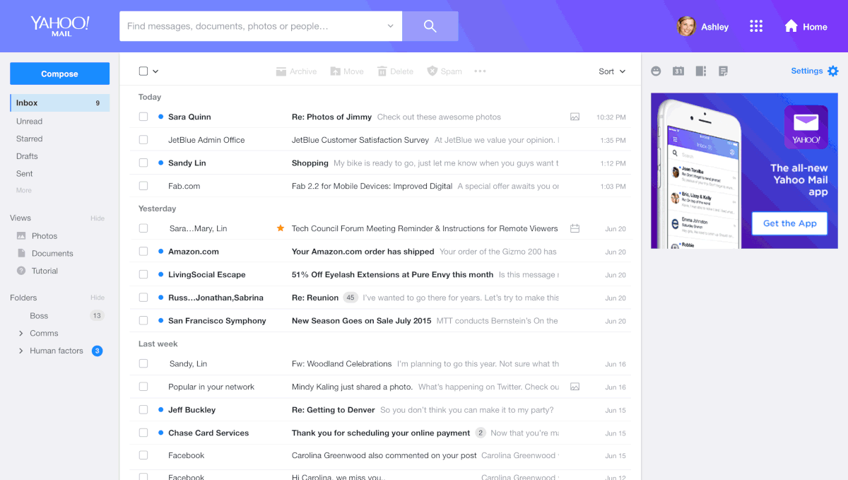 yahoo mail overview