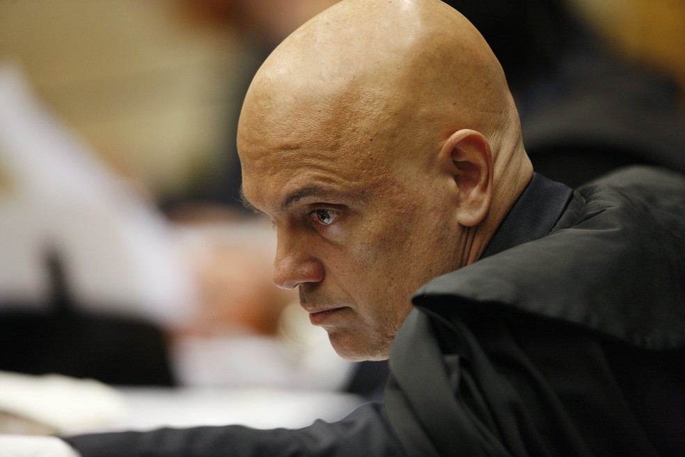 O relator do inquérito que investiga ofensas contra magistrados da Suprema Corte, ministro Alexandre de Moraes — Foto: Rosinei Coutinho/STF 