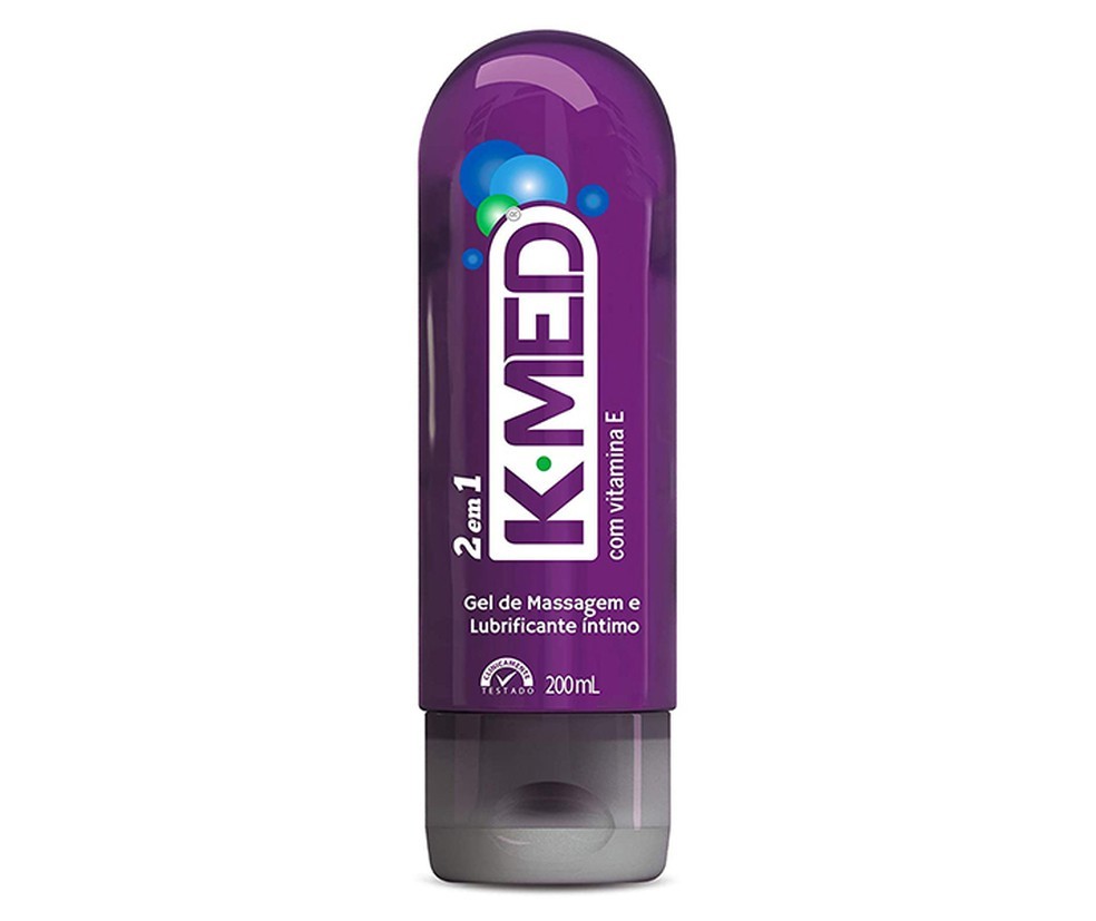  K-MED 2 em 1 pode ser usado tanto para massagem quanto para lubrificação íntima (Foto: Reprodução/Amazon)