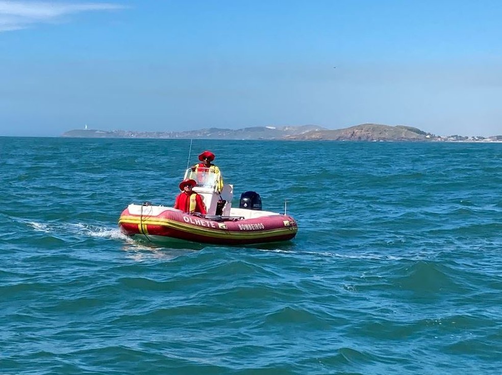 Buscas em Laguna foram retomadas neste sábado — Foto: Corpo de Bombeiros/ Divulgação