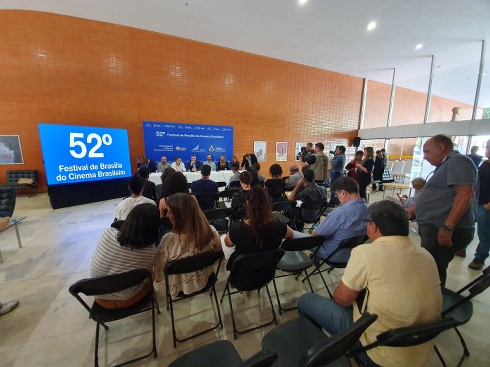 Lançamento da 52ª edição do Festival de Brasília de Cinema Brasileiro — Foto: Divulgação