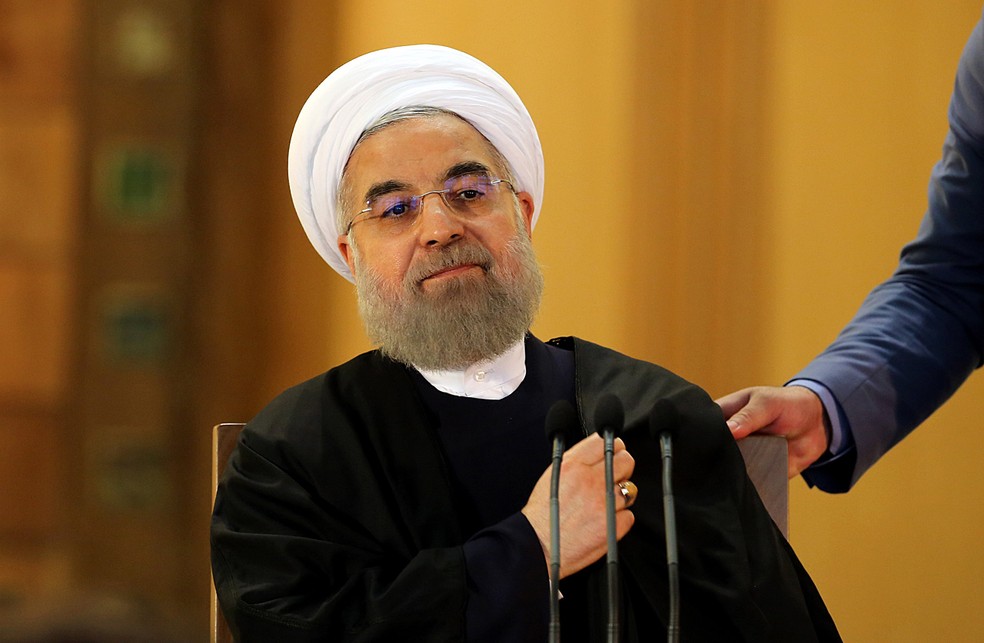 Hassan Rouhani já afirmou que o programa nuclear do Irã poderia ser reiniciado 'dentro de horas' (Foto: Atta Kenare/AFP)