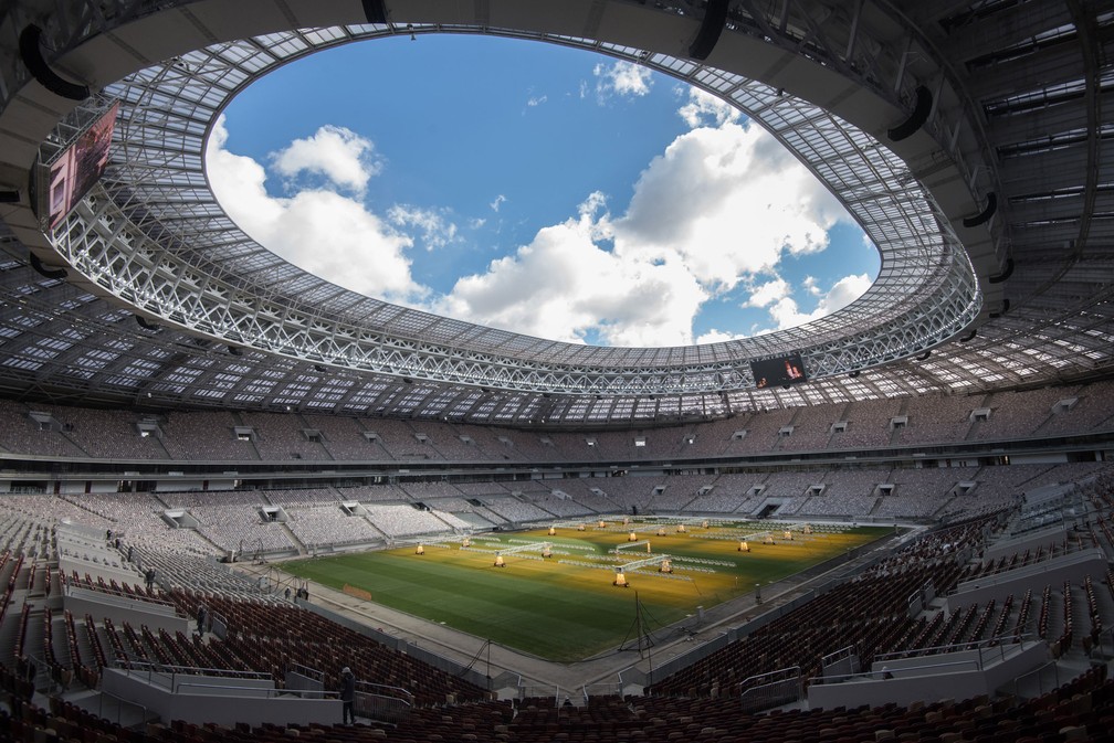 A arena Luzhniki, em Moscou, será o principal estádio da Copa do Mundo da Rússia em 2018  (Foto: Iliya Pitalev/Sputnik )