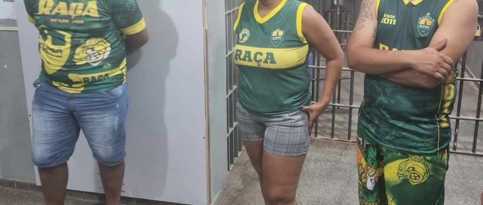 Três membros da torcida do Cuiabá foram detidos após derrota para o Goiás — Foto: Divulgação